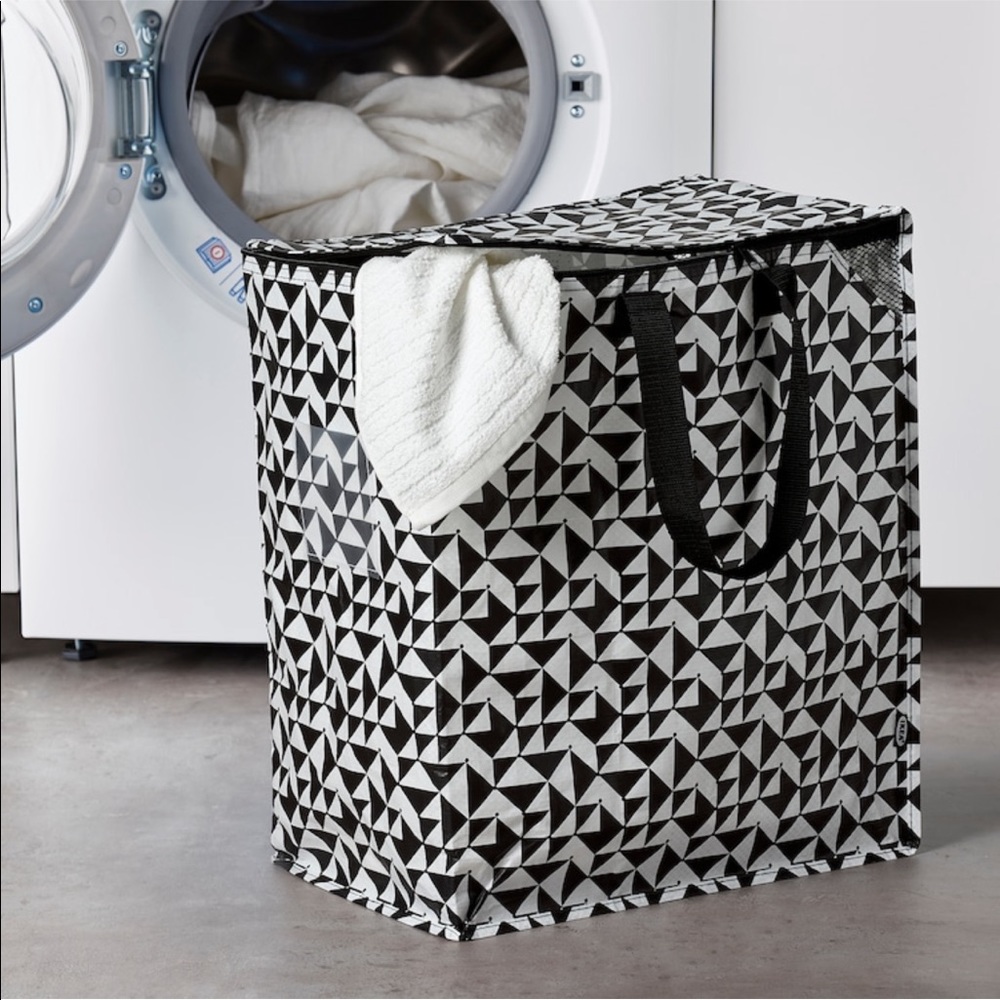 KNALLA Bag, black/white